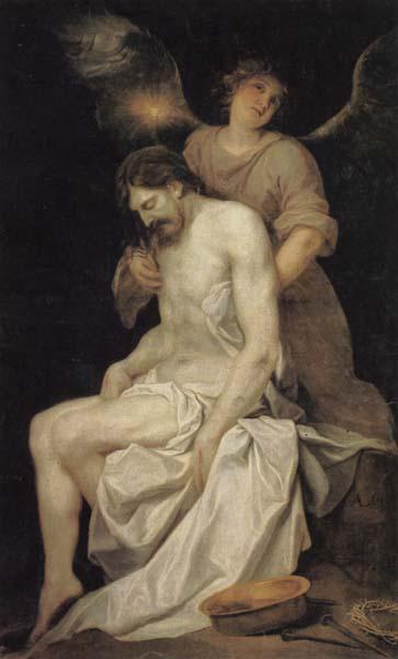 Cano, Alonso The Dead Christ Supported by an Angel Germany oil painting art